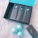 Trust Golfbälle Aurora Blau - Auffällige Golfbälle, Kristall-Urethan, 12 Bälle