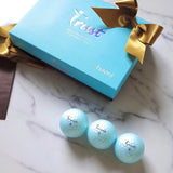 Trust Golfbälle Aurora Blau - Auffällige Golfbälle, Kristall-Urethan, 12 Bälle