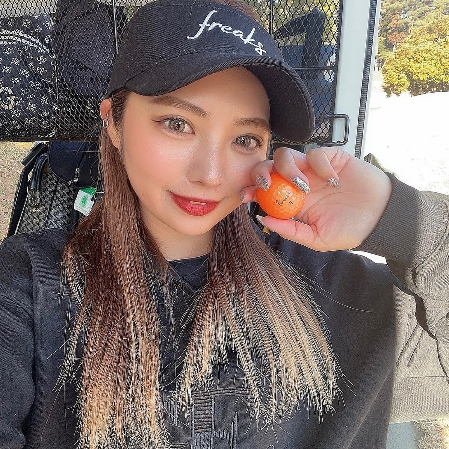 Trust Golfbälle Aurora Orange - Auffällige Golfbälle, Kristall-Urethan, 12 Bälle