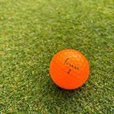 Trust Golfbälle Aurora Orange - Auffällige Golfbälle, Kristall-Urethan, 48 Bälle