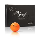 Trust Golfbälle Panther Orange – Auffällige Golfbälle, Kristall-Urethan, 12 Bälle