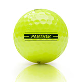 Trust Golfbälle Panther Gelb – Auffällige Golfbälle, Kristall-Urethan, 48 Bälle