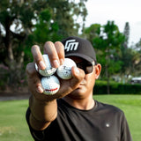Trust Golfbälle Panther Weiß – Urethan, weiches Schlaggefühl, optimale Kombination aus Weite & Spin-Kontrolle, 48 Bälle