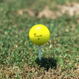 Trust Golfbälle Panther Gelb – Auffällige Golfbälle, Kristall-Urethan, 48 Bälle