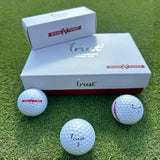 Trust Golfbälle Bison X Power - Für ambitionierte Golfer: Extreme Weite ab 169 km/h, 48 Bälle
